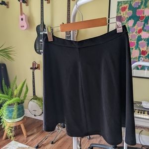 Black a-line skirt